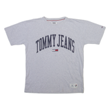 TOMMY JEANS Mens T-Shirt Grey S