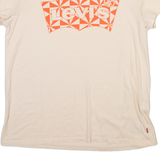 LEVI'S Womens T-Shirt Cream L