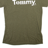 TOMMY JEANS Womens T-Shirt Green M