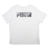 PUMA Mens T-Shirt White XL