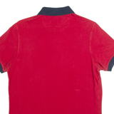 BARBOUR Mens Polo Shirt Red M