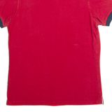 BARBOUR Mens Polo Shirt Red M