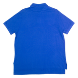 POLO RALPH LAUREN Custom Fit Mens Polo Shirt Blue Long Sleeve L