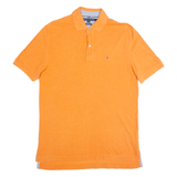 TOMMY HILFIGER Mens Polo Shirt Orange M