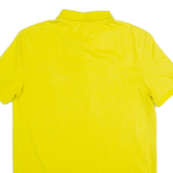 CALVIN KLEIN Mens Polo Shirt Yellow XS