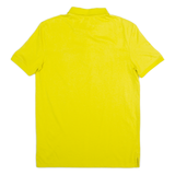 CALVIN KLEIN Mens Polo Shirt Yellow XS