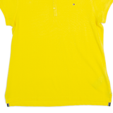 TOMMY HILFIGER GOLF Womens Polo Shirt Yellow L