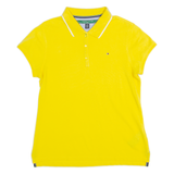 TOMMY HILFIGER GOLF Womens Polo Shirt Yellow L