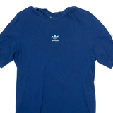 ADIDAS Mens T-Shirt Blue S