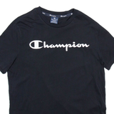 CHAMPION Mens T-Shirt Black S