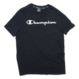 CHAMPION Mens T-Shirt Black S