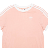 ADIDAS Womens T-Shirt Pink UK 6