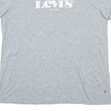 LEVI'S Womens T-Shirt Grey L