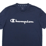 CHAMPION Mens T-Shirt Blue S