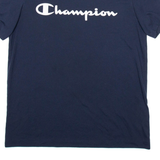 CHAMPION Mens T-Shirt Blue S