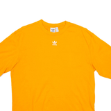 ADIDAS Womens T-Shirt Orange UK 8