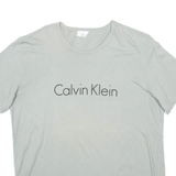 CALVIN KLEIN Mens T-Shirt Grey L