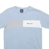 CHAMPION Mens T-Shirt Blue 2XL