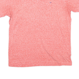 HILFIGER DENIM Womens T-Shirt Red V-Neck L