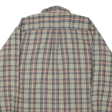 NAUTICA Mens Shirt Green Check Long Sleeve XL