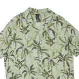 H&M Palm Trees Mens Shirt Green M