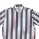 Mens Shirt Grey Striped M