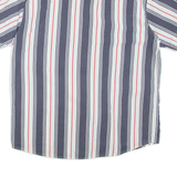 Mens Shirt Grey Striped M