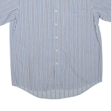 PIERRE CARDIN Mens Shirt Blue Striped L