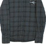 G-STAR Mens Shirt Grey Check Long Sleeve L