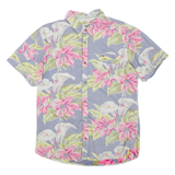HILFIGER DENIM Mens Hawaiian Shirt Grey Floral L