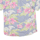 HILFIGER DENIM Mens Hawaiian Shirt Grey Floral L