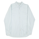 TIMBERLAND Mens Plain Shirt Blue Long Sleeve XL