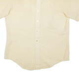 Mens Shirt Yellow Spotted L