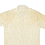 Mens Shirt Yellow Spotted L