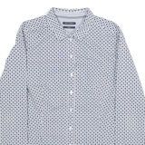 MARC O'POLO Stretched Womens Shirt Blue Long Sleeve S