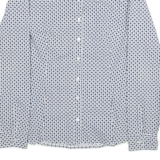 MARC O'POLO Stretched Womens Shirt Blue Long Sleeve S