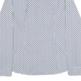MARC O'POLO Stretched Womens Shirt Blue Long Sleeve S