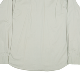 WORLD OF BASIC Mens Worker Shirt Brown Long Sleeve L