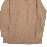 FRAPPANT EXTRA Mens Shirt Brown Long Sleeve S