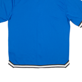 FSBN Relaxed Fit American Sports Mens Plain Shirt Blue 90s M