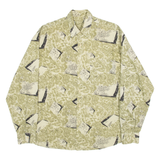 Mens Shirt Green Long Sleeve XL