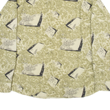 Mens Shirt Green Long Sleeve XL