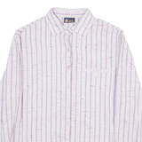 YOUR SIXTH SENSE Womens Shirt Purple Striped Long Sleeve S