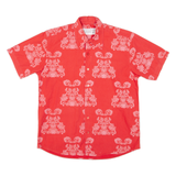 LEE Mens Shirt Red Crazy Pattern L