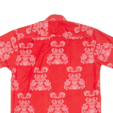 LEE Mens Shirt Red Crazy Pattern L