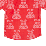 LEE Mens Shirt Red Crazy Pattern L