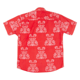 LEE Mens Shirt Red Crazy Pattern L