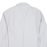 BOSS Mens Plain Shirt Grey Long Sleeve L