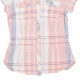 COLUMBIA Womens Shirt Pink Check S