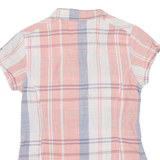 COLUMBIA Womens Shirt Pink Check S